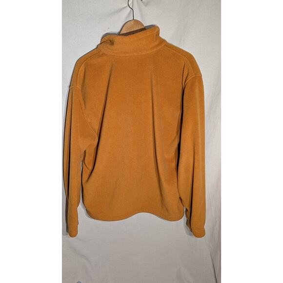 Columbia Men's Full Zip Fleece Jacket Sz L Orange Hiking Outdoors Camping - Picture 5 of 7
